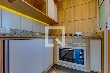 Apartamento para alugar com 48m², 2 quartos e 1 vagaDetalhe da cozinha