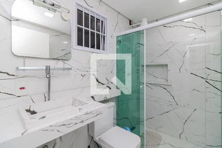Banheiro da Suíte 1 de casa para alugar com 3 quartos, 120m² em Vila Guilhermina, São Paulo