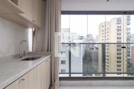 Studio para alugar com 30m², 1 quarto e sem vagaCozinha