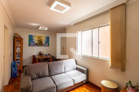 Sala  de apartamento à venda com 3 quartos, 65m² em Estoril, Belo Horizonte