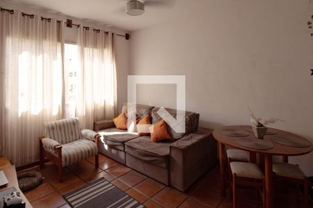 Sala de apartamento para alugar com 2 quartos, 65m² em Balneario Cidade Atlantica, Guarujá