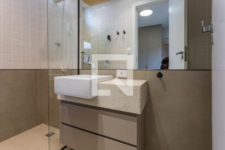 Banheiro da Suíte de apartamento para alugar com 1 quarto, 40m² em Cruzeiro, Belo Horizonte