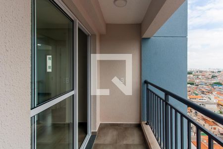 Varanda de apartamento para alugar com 2 quartos, 39m² em Vila Tolstoi, São Paulo