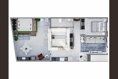 Apartamento à venda com 3 quartos, 106m² em Parque Xangri-Lá, Contagem