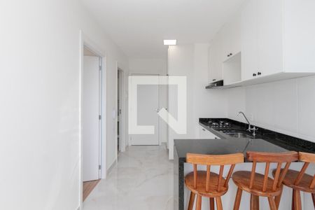 Sala/ Cozinha de apartamento para alugar com 1 quarto, 25m² em Santo Amaro, São Paulo