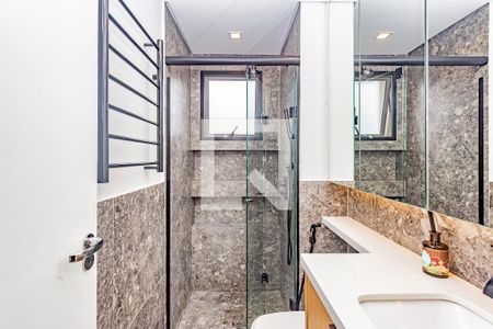 Banheiro da Suíte de apartamento para alugar com 2 quartos, 56m² em Cambuci, São Paulo
