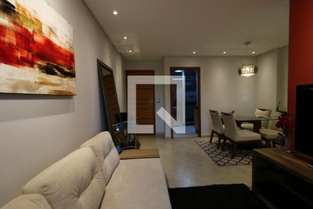 Sala de apartamento à venda com 2 quartos, 60m² em Vila Pires, Santo André