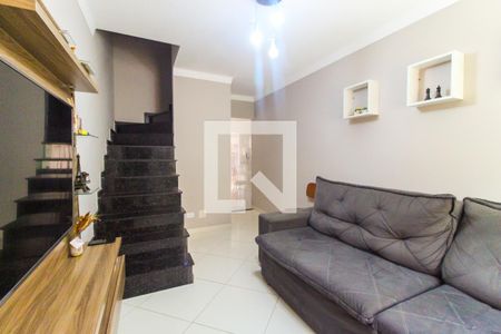 Sala de casa de condomínio para alugar com 2 quartos, 65m² em Vila Progresso (zona Leste), São Paulo