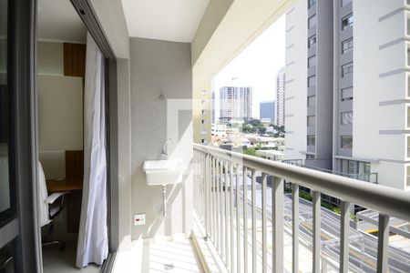 Varanda de kitnet/studio para alugar com 1 quarto, 25m² em Ipiranga, São Paulo