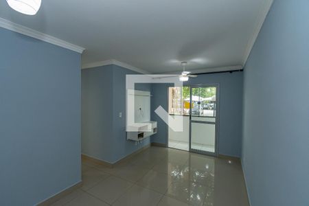Sala de Estar/Jantar  de apartamento à venda com 2 quartos, 57m² em Parque Camélias, Campinas