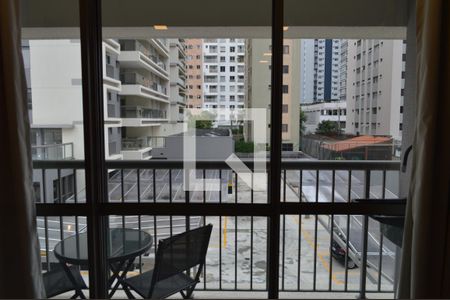 Varanda do Quarto de apartamento para alugar com 1 quarto, 25m² em Ipiranga, São Paulo