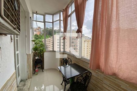 Varanda - Quarto de apartamento para alugar com 1 quarto, 67m² em Catete, Rio de Janeiro