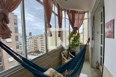 Varanda - Sala de apartamento para alugar com 1 quarto, 67m² em Catete, Rio de Janeiro