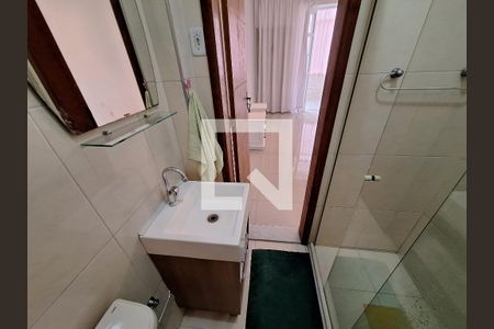 Banheiro da Suíte de apartamento para alugar com 1 quarto, 67m² em Catete, Rio de Janeiro
