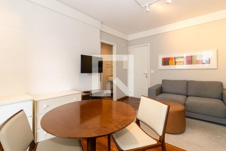 Sala de apartamento à venda com 1 quarto, 42m² em Vila Olímpia, São Paulo