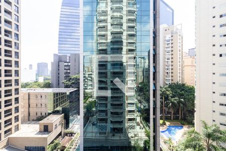 Vista Sala de apartamento à venda com 1 quarto, 42m² em Vila Olímpia, São Paulo