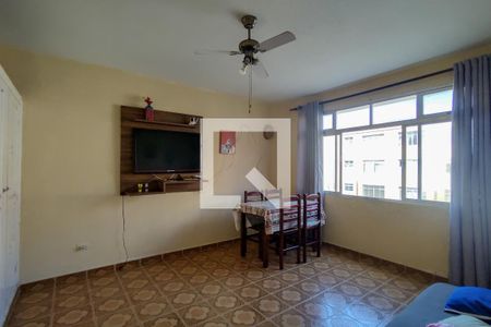 Sala de apartamento para alugar com 1 quarto, 67m² em Caiçara, Praia Grande