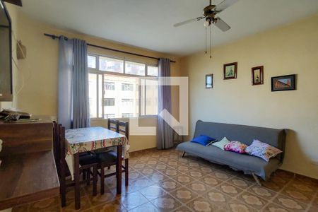 Sala de apartamento para alugar com 1 quarto, 67m² em Caiçara, Praia Grande