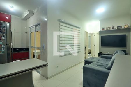 Sala de apartamento para alugar com 2 quartos, 48m² em Parque Capuava, Santo André