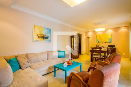 Sala de estar de apartamento à venda com 3 quartos, 170m² em Vila Bastos, Santo André