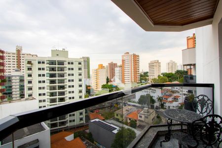 Varanda da sala de apartamento à venda com 3 quartos, 170m² em Vila Bastos, Santo André
