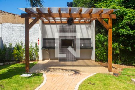Área comum - churrasqueira  de apartamento para alugar com 1 quarto, 30m² em Vila Nova, Porto Alegre