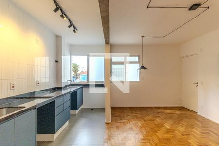 Sala/Cozinha de apartamento à venda com 1 quarto, 48m² em Campos Elíseos, São Paulo