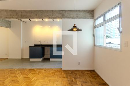 Sala/Cozinha de apartamento à venda com 1 quarto, 48m² em Campos Elíseos, São Paulo
