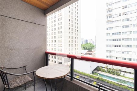 Varanda de apartamento à venda com 1 quarto, 47m² em Itaim Bibi, São Paulo