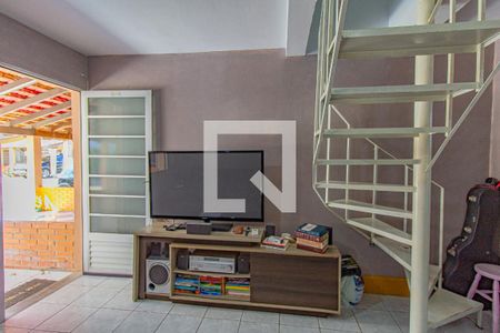 Detalhe da Sala de casa de condomínio à venda com 2 quartos, 45m² em Rio Branco, Canoas