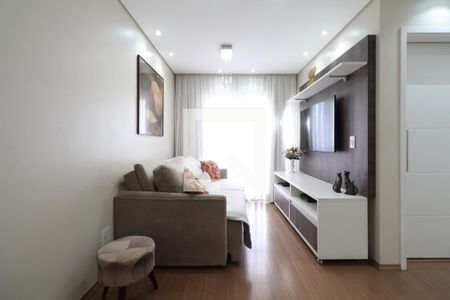 Sala de apartamento à venda com 2 quartos, 50m² em Vila Alto de Santo Andre, Santo André