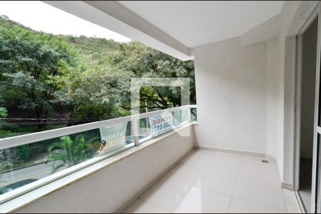 Varanda da sala de apartamento à venda com 3 quartos, 83m² em Sion, Belo Horizonte