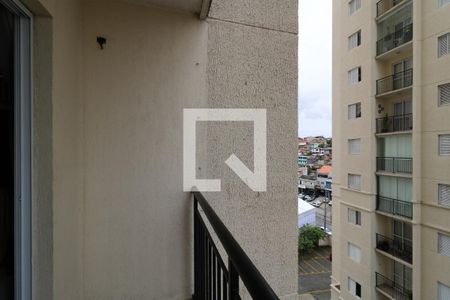 Sacada da Sala de apartamento à venda com 2 quartos, 48m² em Parque João Ramalho, Santo André