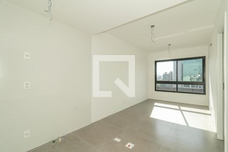 Sala / Cozinha de apartamento à venda com 1 quarto, 44m² em Azenha, Porto Alegre