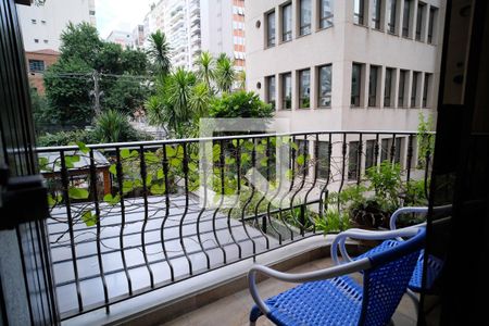Varanda da Sala de apartamento à venda com 2 quartos, 110m² em Jardim Paulista, São Paulo