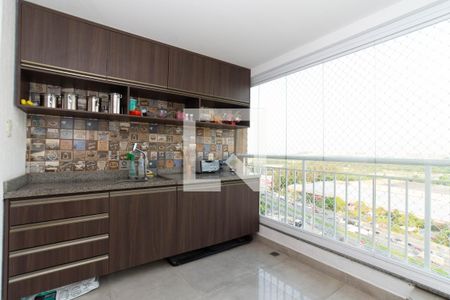 Varanda da Sala de apartamento para alugar com 2 quartos, 74m² em Vila Antonieta, Guarulhos