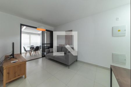 Sala de apartamento para alugar com 1 quarto, 42m² em Cidade Monções, São Paulo