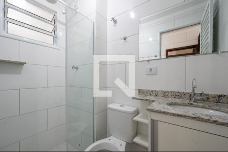 Banheiro de apartamento para alugar com 1 quarto, 50m² em Vila Mascote, São Paulo