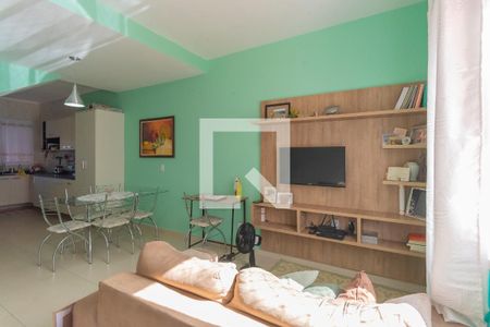 Sala de casa de condomínio para alugar com 2 quartos, 67m² em Jardim Novo Campos Elíseos, Campinas
