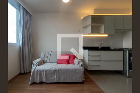 Sala e Quarto de apartamento para alugar com 1 quarto, 26m² em Água Branca, São Paulo