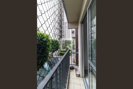 Varanda da Sala de apartamento para alugar com 2 quartos, 46m² em Jardim Celeste, São Paulo