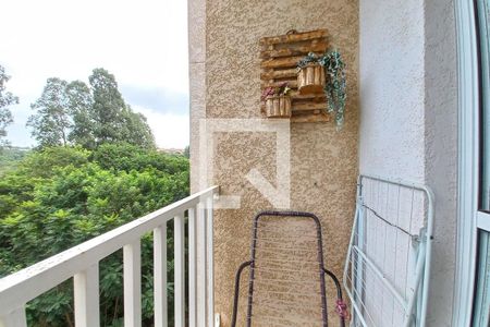 Varanda da Sala de apartamento à venda com 2 quartos, 47m² em Jardim Samambaia, Campinas