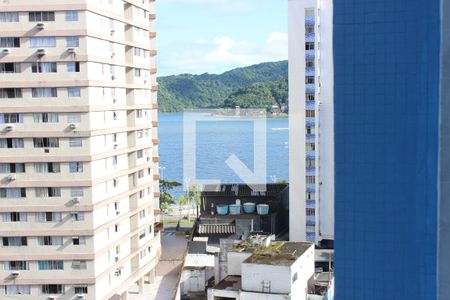 Vista da Sala de apartamento para alugar com 1 quarto, 34m² em Centro, São Vicente