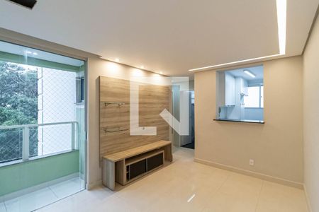 Sala  de apartamento à venda com 2 quartos, 65m² em Castelo, Belo Horizonte