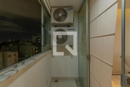 Varanda da Sala de apartamento à venda com 2 quartos, 57m² em Ouro Preto, Belo Horizonte
