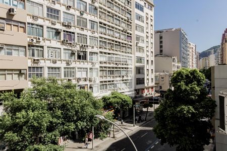 Vista da Sala/Quarto de kitnet/studio para alugar com 1 quarto, 25m² em Copacabana, Rio de Janeiro