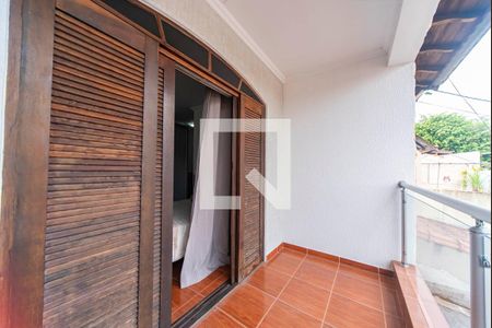 Varanda do Quarto 1 de casa à venda com 3 quartos, 380m² em Jardim Marek, Santo André
