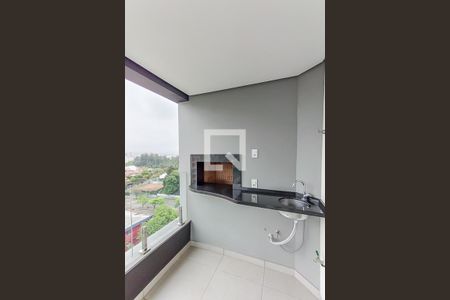 Varanda e Churrasqueira de apartamento à venda com 3 quartos, 86m² em Rio Branco, São Leopoldo