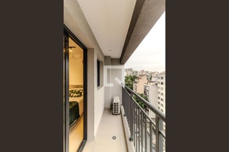 Varanda de kitnet/studio para alugar com 1 quarto, 30m² em Vila Buarque, São Paulo