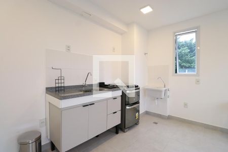 Cozinha de apartamento para alugar com 1 quarto, 34m² em Lapa de Baixo, São Paulo